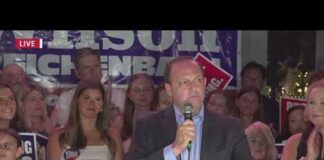 Alan Wilson speaks after advancing in runoff for GOP governor race