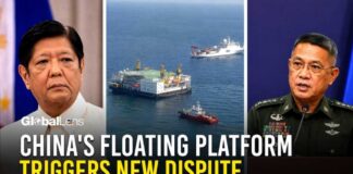 China's Floating Platform Sparks Fresh Tensions Near Philippines Scarborough Shoal
