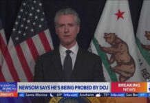 Newsom Says He, His Wife are Targets of Justice Department Probe Newsom says he, his wife are targets of Justice Department probe