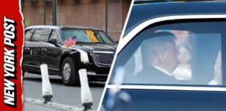 Trump Arrives at Madison Square Garden for NBA Finals Game 3