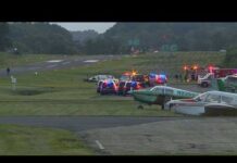 Pennsylvania State Police helicopter, small plane collide mid-air and crash, officials say