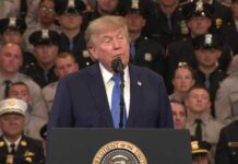 Trump Leaves Lectern Mid-Speech to Embrace Parents of Slain 12-Year-Old Trump embraces mother whose son was shot and killed, spotlights law enforcement at rally