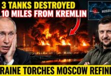 Moscow Is BURNING... Ukraine Just Torched Putin's Fuel Lifeline 10 Miles From the Kremlin