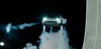 Tesla Unveils 'Flying' Roadster with SpaceX Thrusters
