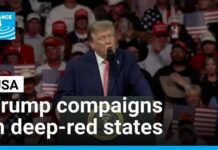 Trump Torches “Radicals” – What’s He Hiding? Trump campaigns in deep-red states, fearing Democratic wave • FRANCE 24 English